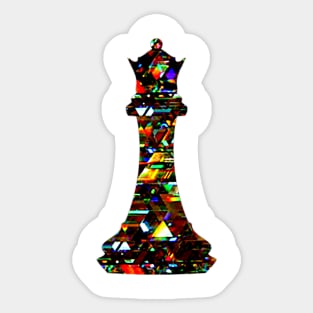 Chess Piece - The Queen 3 Sticker